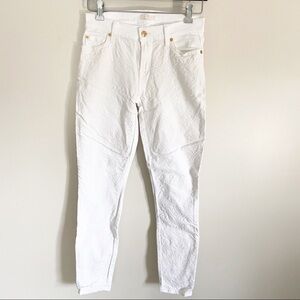 7 FOR ALL MANKIND Skinny Pants Jacquard Pattern